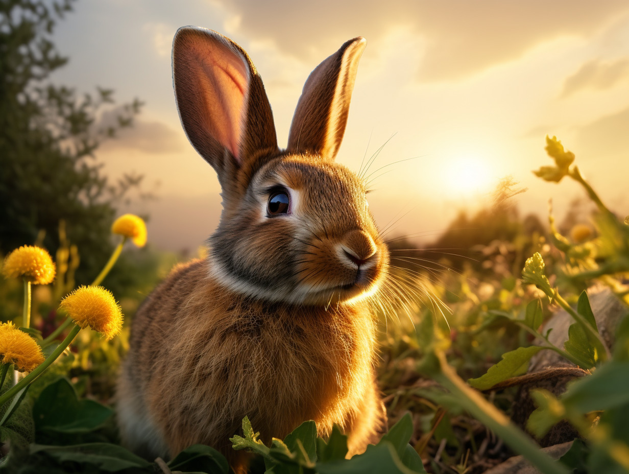 lapin langage corporel