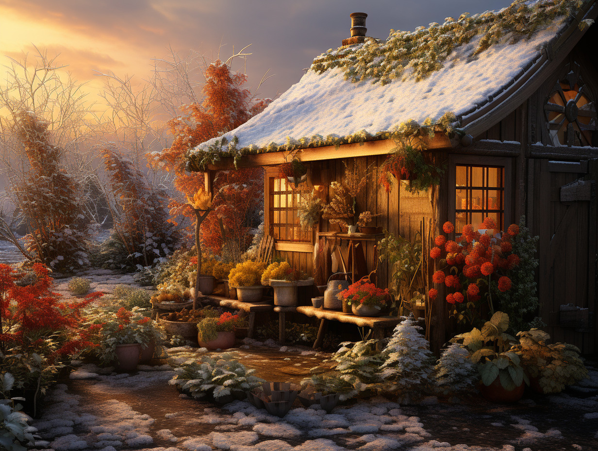 jardin hiver