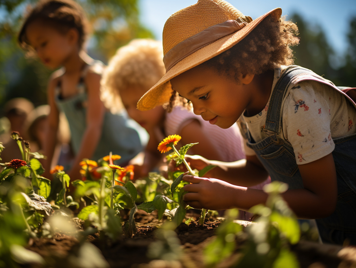 jardinage enfants