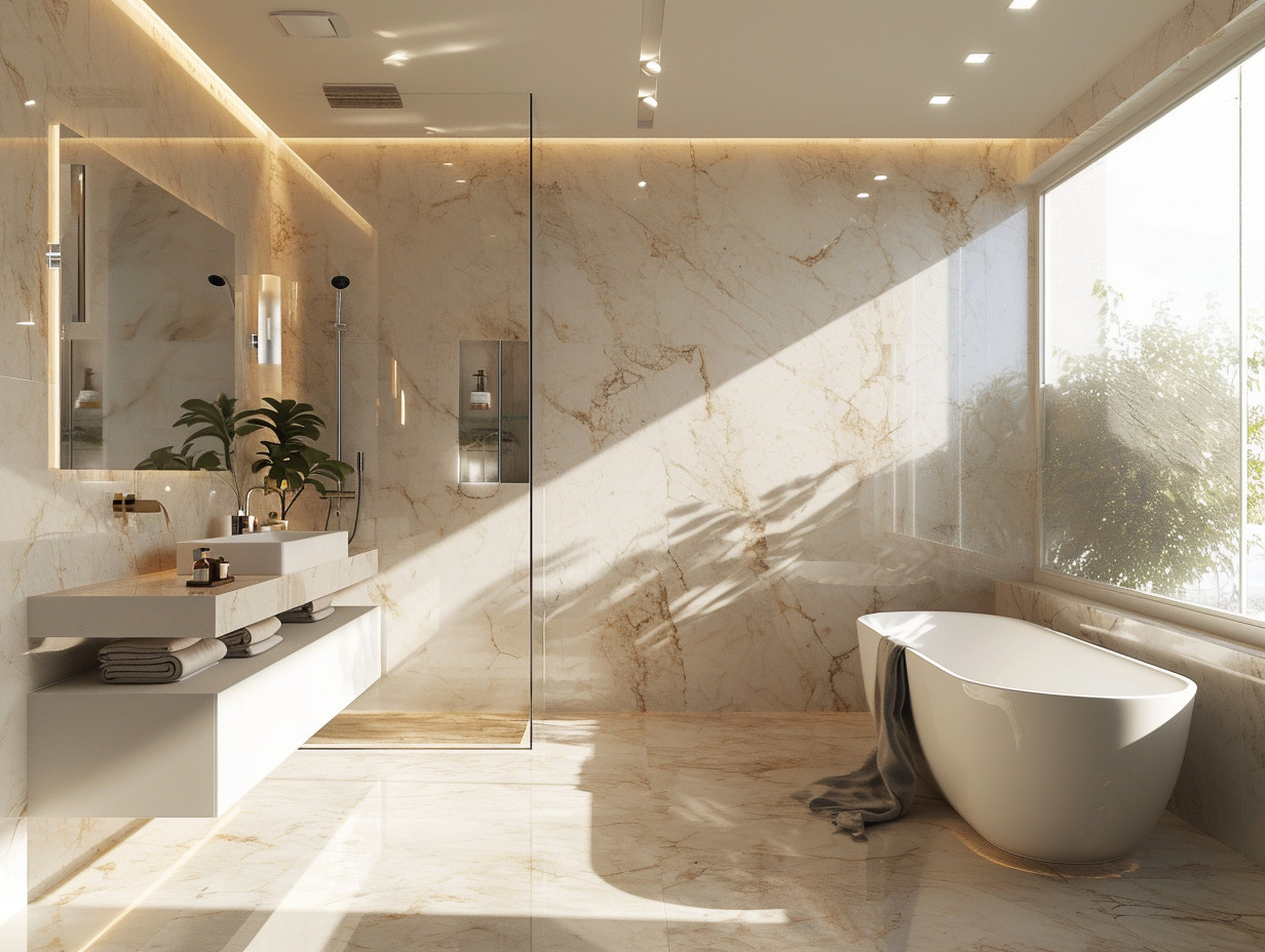 salle de bain spotlight
