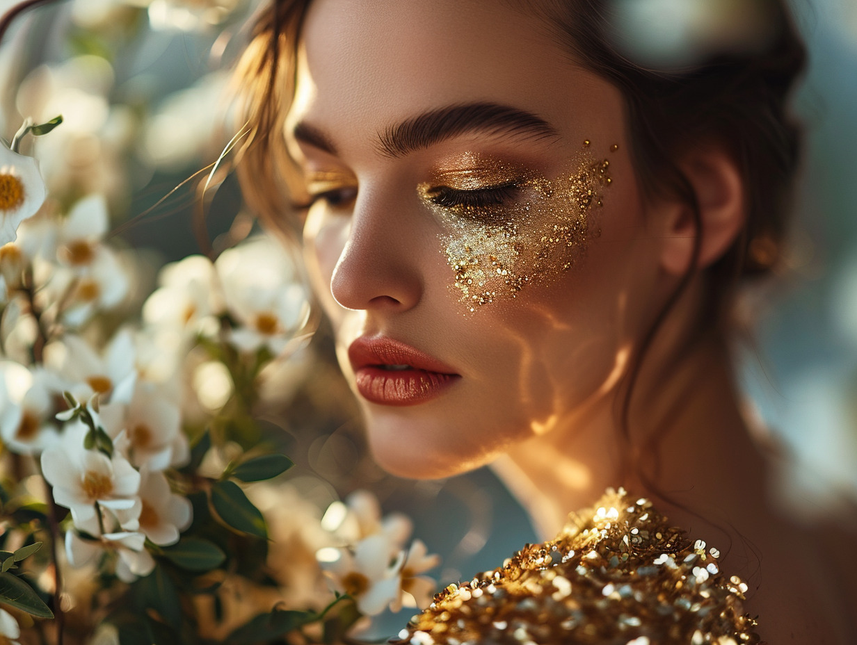 maquillage doré