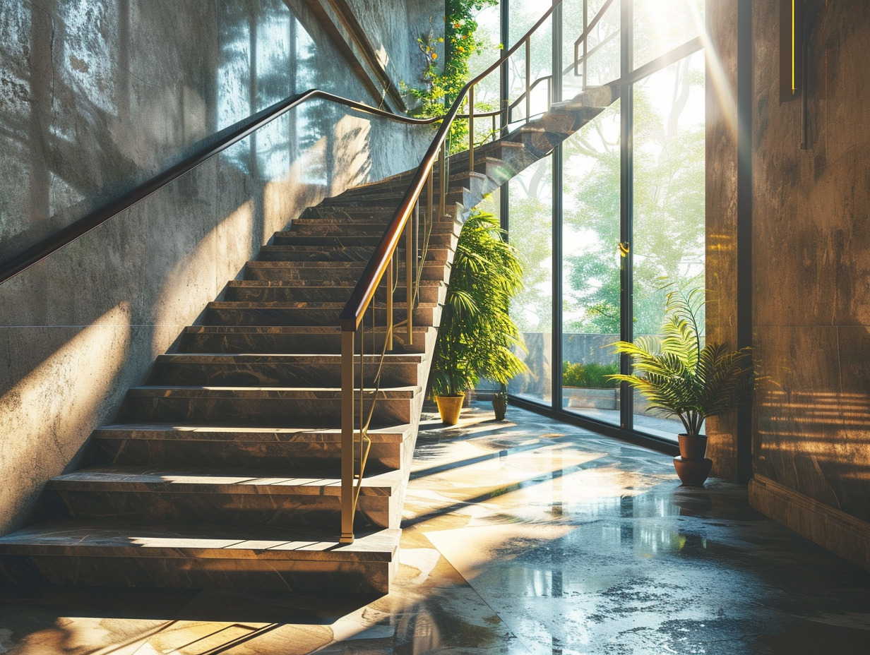 escalier confort