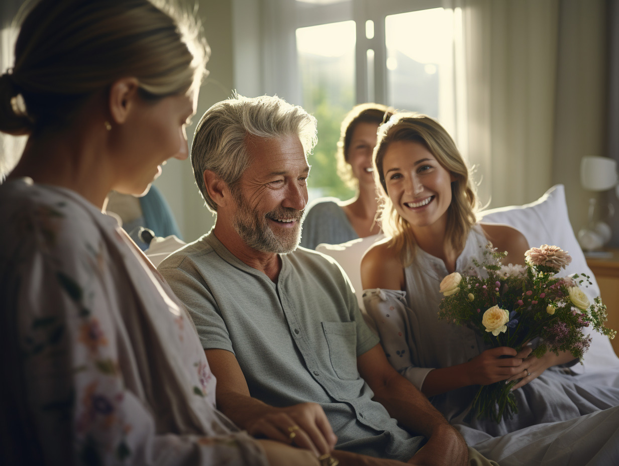 télévision hôpital