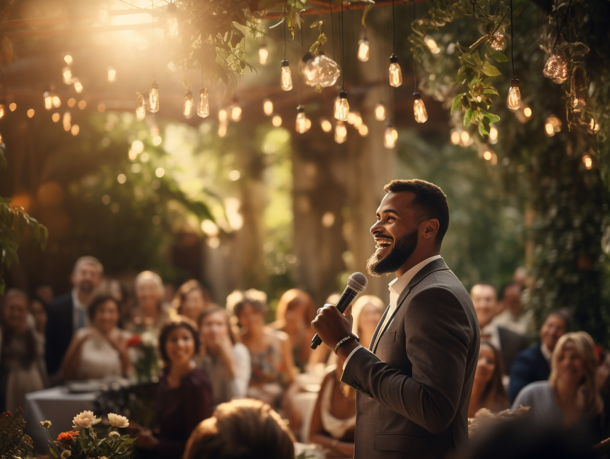 maître de cérémonie de mariage