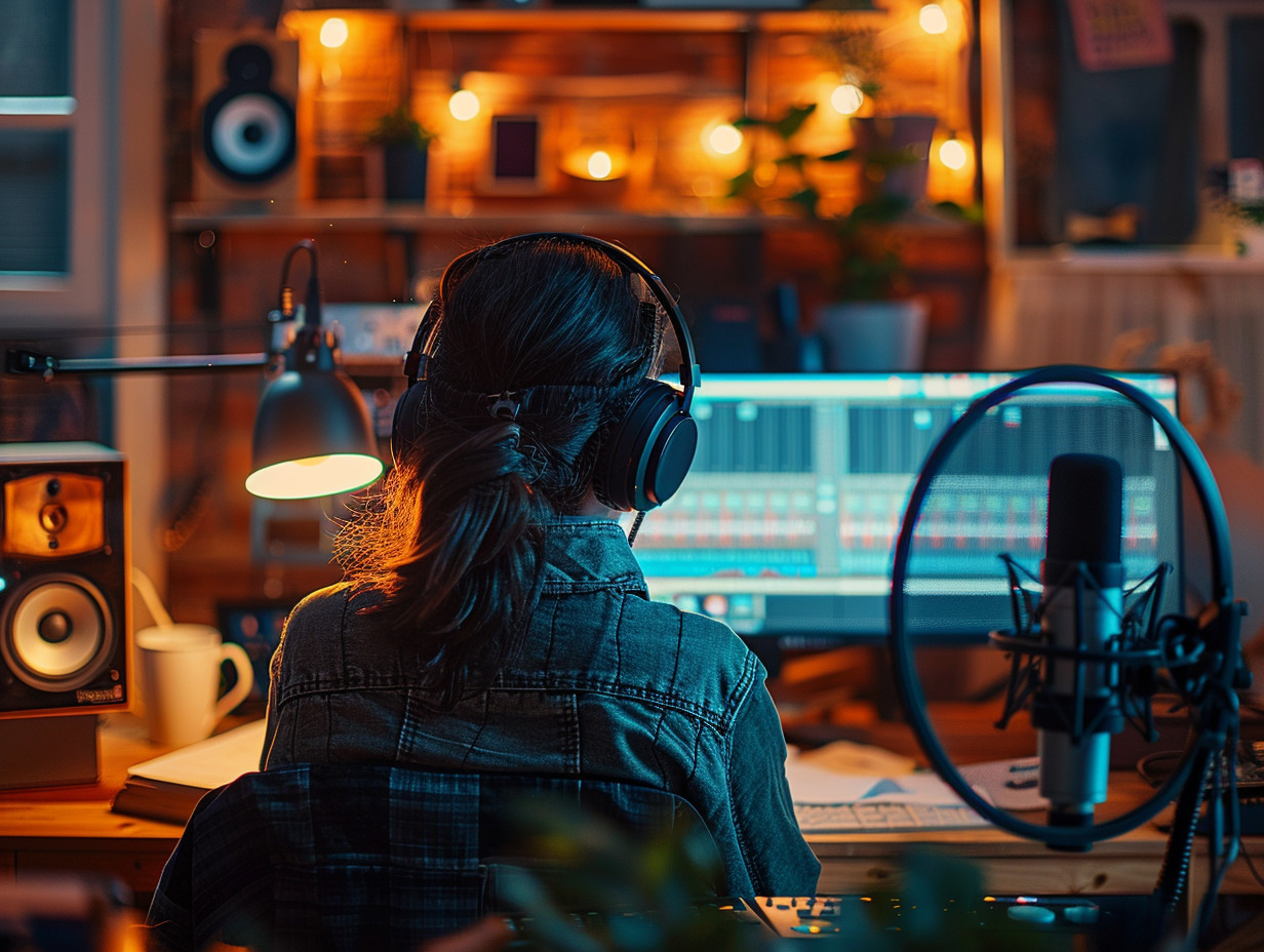 enregistrement podcast