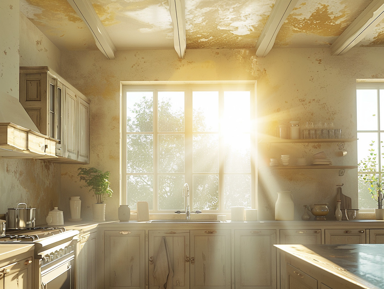 assurance habitation : couverture pour taches d humidité au plafond -  taches d humidité