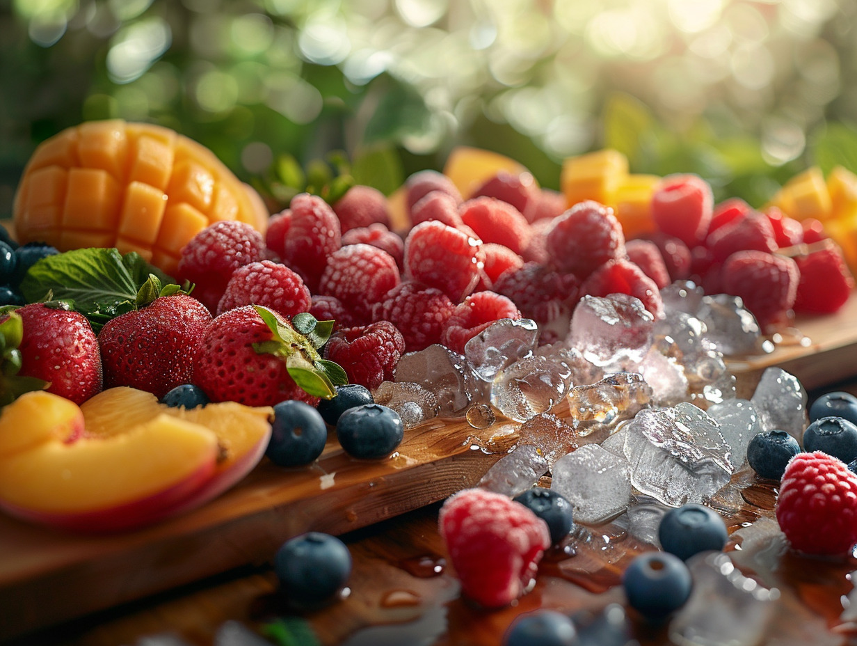 fruits congelés