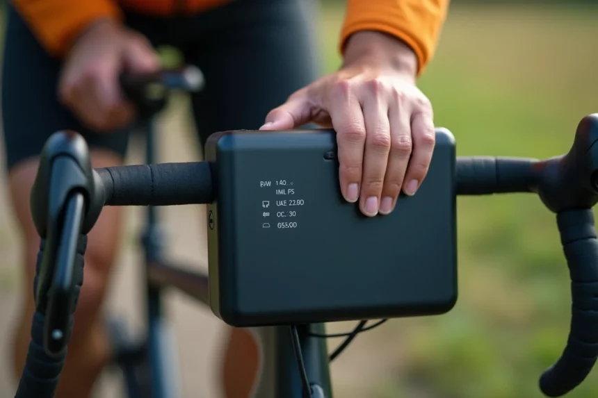Batterie de vélo électrique avec affichage de capacité et autonomie