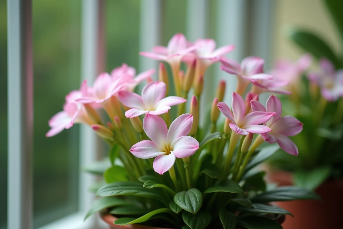 Fleurs de bégonia cireuse en pot pour balcon exposé au nord