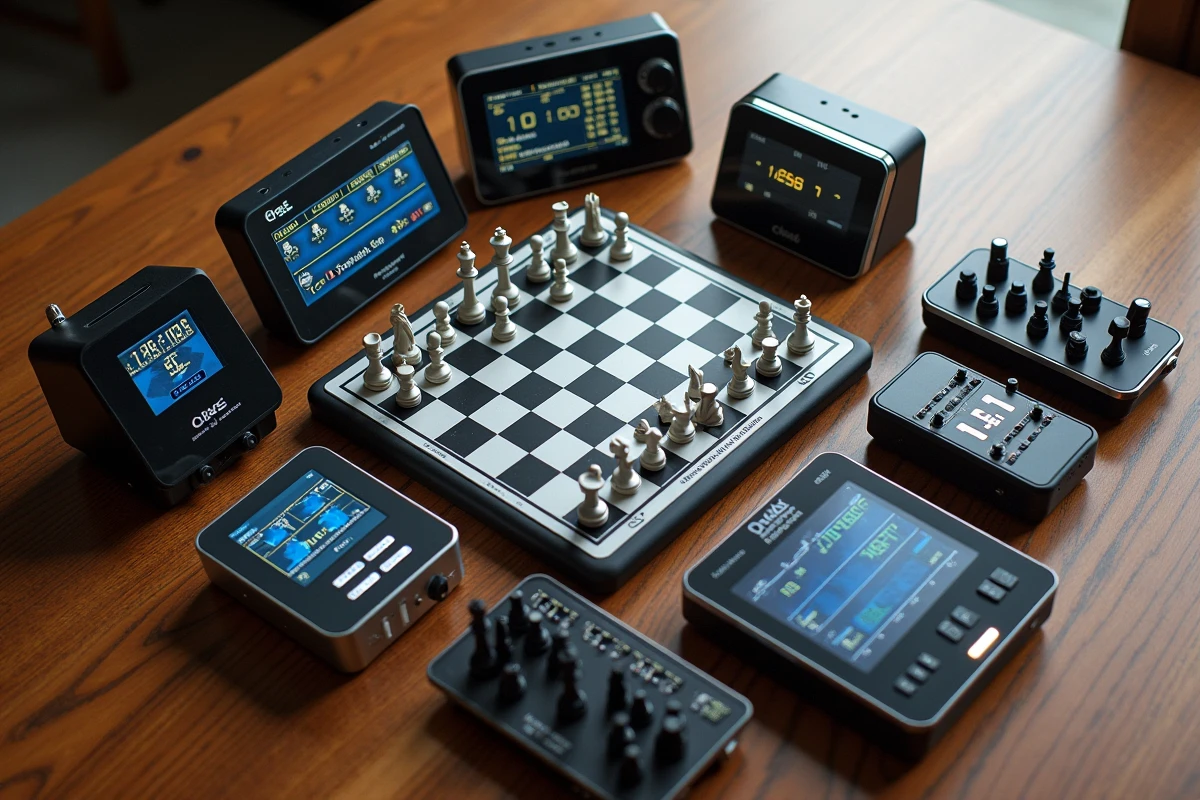Sélection de jeux d'échecs électroniques et ordinateurs d'échecs pour l'apprentissage personnel