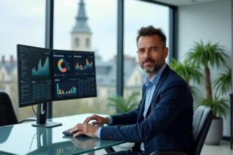 Consultant SEO professionnel à Rennes travaillant sur les analyses de données et les stratégies digitales