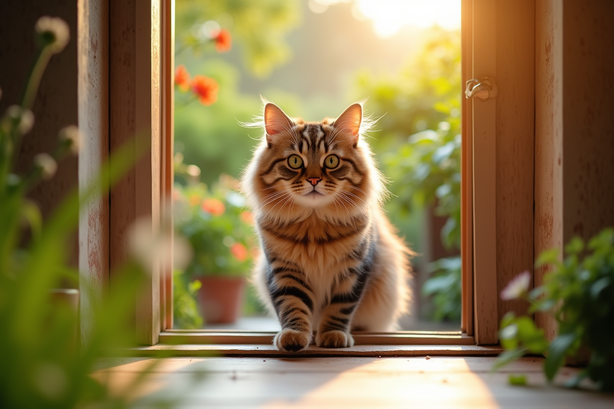 Liberté et sécurité : comment permettre à votre chat de sortir en toute autonomie