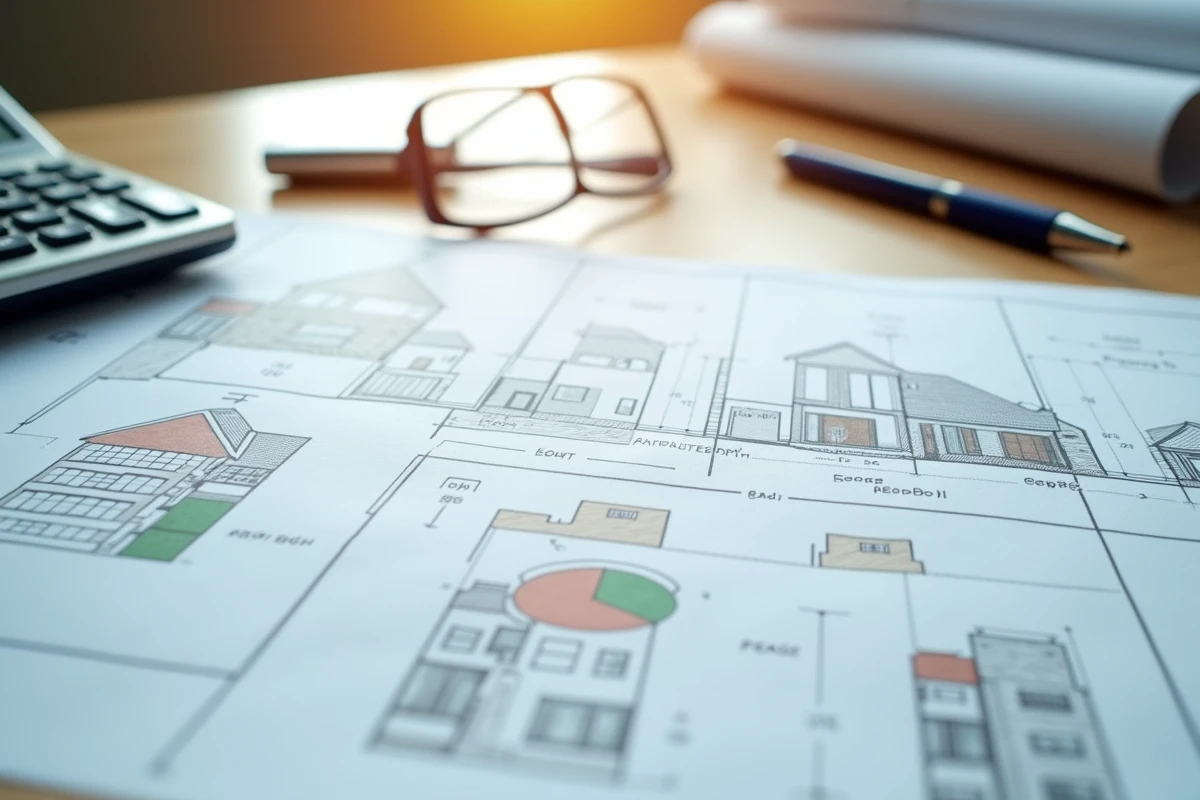Documents d'investissement immobilier et plans de propriété pour comprendre les SCPI